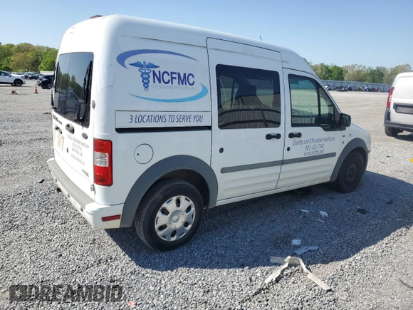 2010 Ford Transit Connect XLT with VIN NM0KS9BN3AT017436, listed as a Copart auction lot 50759565 with 164,798 mi miles and Salvage title. Bid and sale history available at DreamBid. Image 3.