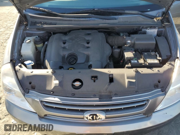 2010 Kia Sedona LX with VIN KNDMG4C39A6351207, listed as a Copart auction lot 76838564 with 210,642 mi miles and Salvage Title. Bid and sale history available at carsss.com. Image 12.