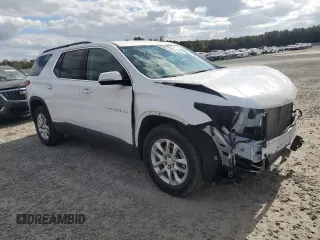 2021 Chevrolet Traverse LT Cloth with VIN 1GNERGKW7MJ219101, listed as a Copart auction lot 78355234 with 32,418 mi miles and Salvage Title. Bid and sale history available at carsss.com. Image 4.