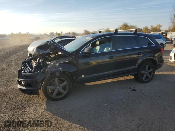 2015 Audi Q7 3.0L TDI Vorsprung Edition with VIN WA1WMCFE8FD005218, listed as a Copart auction lot 75849274 with 0 mi miles and Salvage Title. Bid and sale history available at carsss.com. Image 1.