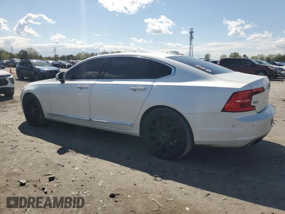 2018 Volvo S90 Inscription with VIN LVY992ML4JP005619, listed as a Copart auction lot 53337845 with 93,774 mi miles and Salvage Title. Bid and sale history available at carsss.com. Image 2.