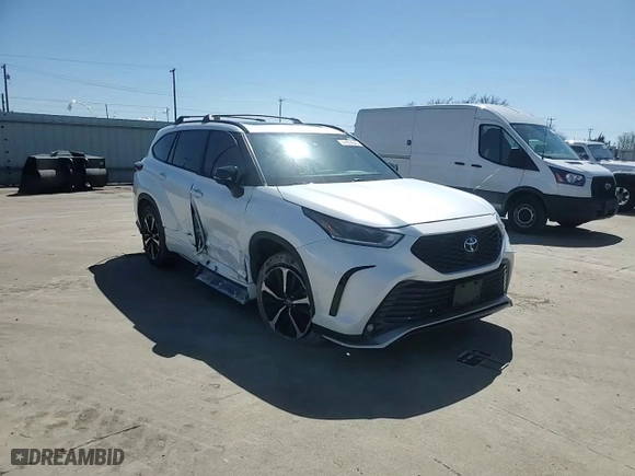 2021 Toyota Highlander XSE with VIN 5TDLZRBH2MS063808, listed as a Copart auction lot 47874045 with 57,127 mi miles and Salvage Title. Bid and sale history available at carsss.com. Image 12.