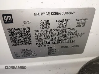 2024 Buick Encore GX Preferred z VIN KL4AMCSL1RB002336, wystawiony jako IAAI lot #41700398 z przebiegiem 13 901 mil mil oraz . Historia ofert i sprzedaży dostępna na DreamBid. Obrazek 9.