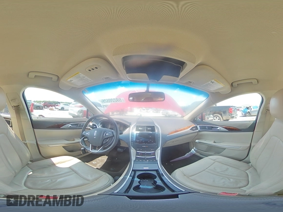 2015 Lincoln MKZ with VIN 3LN6L2G93FR619245, listed as a Copart auction lot 59220525 with 231,014 mi miles and Salvage title. Bid and sale history available at DreamBid. Image 14.