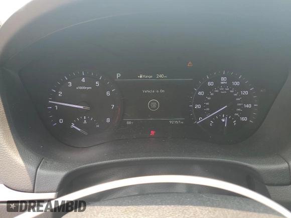 2018 Genesis G80 Sport with VIN KMHGN4JB0JU257124, listed as a Copart auction lot 59428525 with 92,157 mi miles and Salvage title. Bid and sale history available at DreamBid. Image 9.