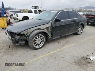 2003 BMW 5 Series 525i with VIN WBADT334X3GF43957, listed as a Copart auction lot 47324795 with 167,248 mi miles and Salvage Title. Bid and sale history available at carsss.com. Image 1.