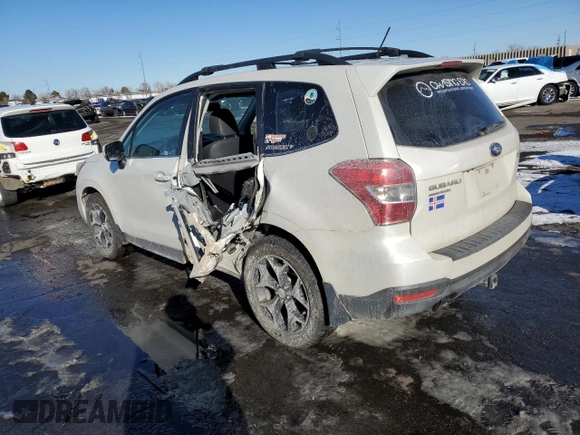 2015 Subaru Forester 2.0XT Premium with VIN JF2SJGDC2FH524832, listed as a Copart auction lot 42044825 with 112,078 mi miles and Salvage Title. Bid and sale history available at carsss.com. Image 2.