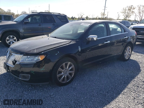 2010 Lincoln MKZ with VIN 3LNHL2JC3AR651876, listed as a Copart auction lot 48982675 with 128,074 mi miles and Non Repairable. Bid and sale history available at carsss.com. Image 1.