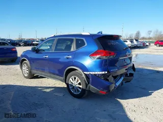 2017 Nissan Rogue S with VIN KNMAT2MV1HP606455, listed as a IAAI auction lot 38868449 with 90,379 mi miles. Bid and sale history available at carsss.com. Image 3.