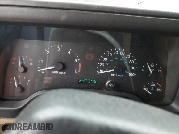 2000 Jeep Wrangler Sport with VIN 1J4FA49S9YP743515, listed as a Copart auction lot 53906305 with 247,349 mi miles and Salvage title. Bid and sale history available at DreamBid. Image 9.