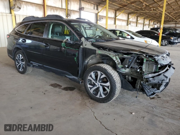 2022 Subaru Outback Limited with VIN 4S4BTANC6N3101022, listed as a Copart auction lot 60279615 with 93,012 mi miles and Salvage title. Bid and sale history available at DreamBid. Image 4.