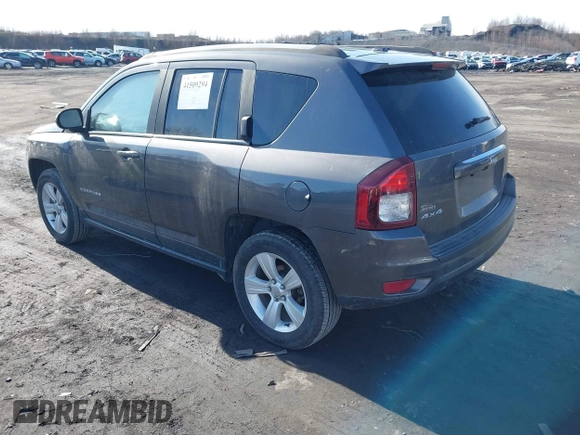 2017 Jeep Compass High Altitude with VIN 1C4NJDEB1HD111889, listed as a IAAI auction lot 41509294 with 104,038 mi miles. Bid and sale history available at carsss.com. Image 3.