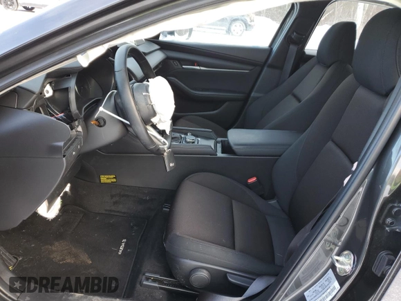 2025 Mazda 3 S Preferred with VIN JM1BPACM0S1751024, listed as a Copart auction lot 86953184 with 10,897 mi miles and Salvage Title. Bid and sale history available at DreamBid. Image 7.