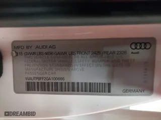 2016 Audi A3 e-tron Premium Plus with VIN WAUTPBFF2GA100666, listed as a IAAI auction lot 41315165 with 98,549 mi miles. Bid and sale history available at carsss.com. Image 9.