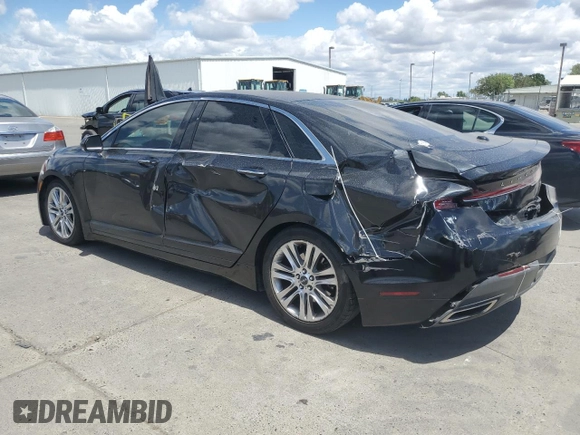 2014 Lincoln MKZ z VIN 3LN6L2GK3ER828065, wystawiony jako Copart lot #56925665 z przebiegiem 187 050 mil mil oraz Szkoda całkowita • Salvage title. Historia ofert i sprzedaży dostępna na DreamBid. Obrazek 2.