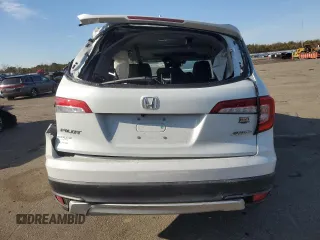 2022 Honda Pilot EX-L with VIN 5FNYF6H55NB095507, listed as a Copart auction lot 89146385 with 27,321 mi miles and Salvage Title. Bid and sale history available at carsss.com. Image 6.