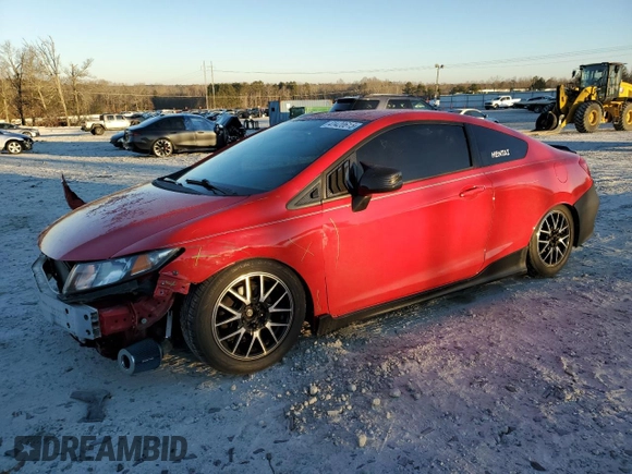 2013 Honda Civic Cpe LX with VIN 2HGFG3B53DH503816, listed as a Copart auction lot 41420615 with 107,791 mi miles and Salvage Title. Bid and sale history available at carsss.com. Image 1.