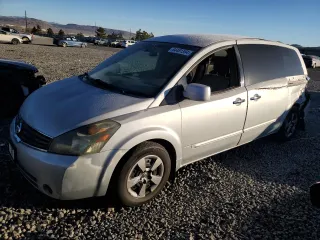 2008 Nissan Quest with VIN 5N1BV28U78N109367, listed as a Copart auction lot 84481304 with 116,823 mi miles and Salvage Title. Bid and sale history available at carsss.com. Image 1.