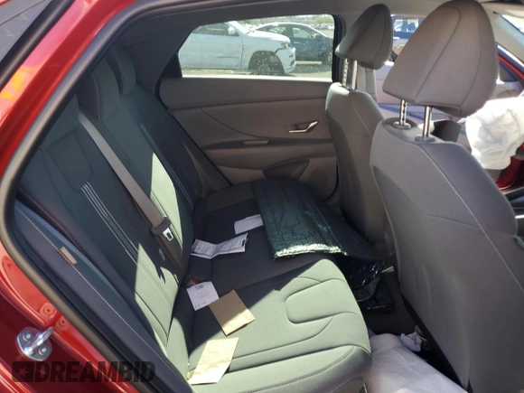 2024 Hyundai Elantra SEL with VIN KMHLM4DG7RU761240, listed as a Copart auction lot 54633445 with 6,782 mi miles and Salvage Title. Bid and sale history available at carsss.com. Image 10.