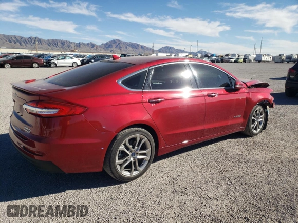 2019 Ford Fusion Hybrid Titanium with VIN 3FA6P0RU6KR273786, listed as a Copart auction lot 39203213 with 39,615 mi miles. Bid and sale history available at carsss.com. Image 3.