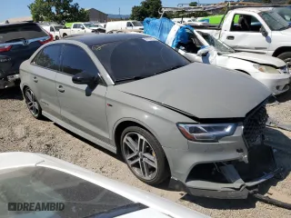 2020 Audi A3 Sedan S line Premium Plus with VIN WAUJEGFF4LA103105, listed as a Copart auction lot 56160653 with 38,155 mi miles. Bid and sale history available at carsss.com. Image 4.