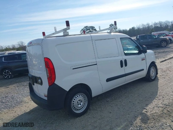 2019 Ram ProMaster City Cargo Van Tradesman with VIN ZFBHRFAB3K6M07499, listed as a IAAI auction lot 41476572 with 14,145 mi miles. Bid and sale history available at carsss.com. Image 4.