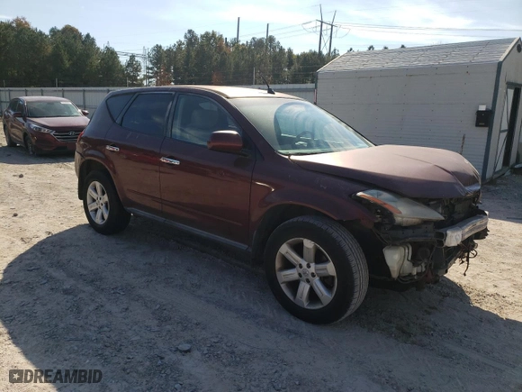 2006 Nissan Murano S with VIN JN8AZ08WX6W518596, listed as a Copart auction lot 78172834 with 218,147 mi miles and Salvage Title. Bid and sale history available at carsss.com. Image 4.