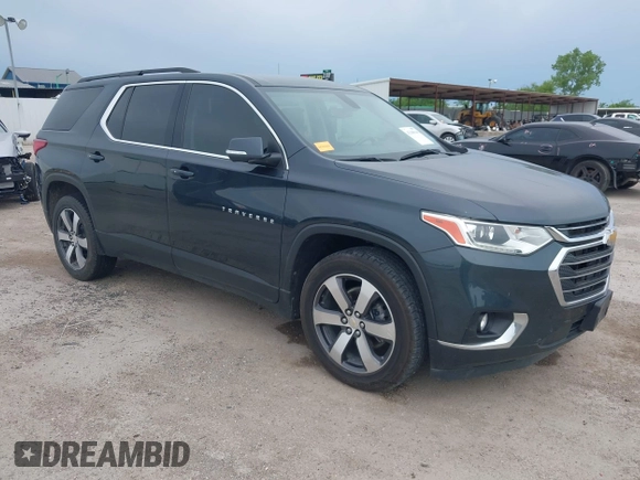 2021 Chevrolet Traverse LT with VIN 1GNERHKW4MJ191814, listed as a IAAI auction lot 42185544 with 87,493 mi miles and . Bid and sale history available at DreamBid. Image 1.