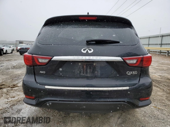 2019 Infiniti QX60 Luxe z VIN 5N1DL0MM0KC527362, wystawiony jako Copart lot #45854705 z przebiegiem 90 075 mil mil oraz Szkody całkowita. Historia ofert i sprzedaży dostępna na DreamBid. Obrazek 6.