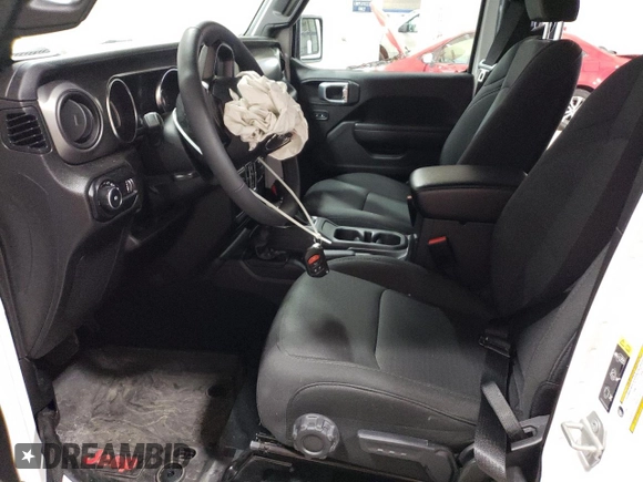 2023 Jeep Wrangler Willys with VIN 1C4HJXDNXPW618044, listed as a Copart auction lot 49214325 with 15,344 mi miles and Salvage title. Bid and sale history available at DreamBid. Image 7.