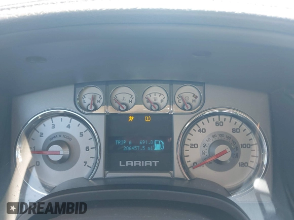 2010 Ford F-150 XL with VIN 1FTFW1EV3AKE16813, listed as a IAAI auction lot 41999051 with 206,457 mi miles. Bid and sale history available at carsss.com. Image 7.