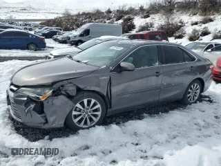 2015 Toyota Camry LE with VIN 4T1BD1FK0FU170805, listed as a Copart auction lot 55497145 with 101,121 mi miles and Salvage Title. Bid and sale history available at DreamBid. Image 1.