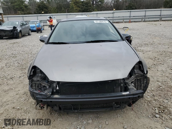 2006 Acura RSX Type-S Leather with VIN JH4DC53036S020336, listed as a Copart auction lot 47198475 with 107,500 mi miles and Salvage Title. Bid and sale history available at carsss.com. Image 5.
