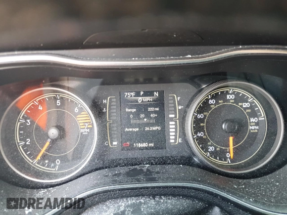 2020 Jeep Cherokee Latitude Plus with VIN 1C4PJMLB5LD501737, listed as a Copart auction lot 56775065 with 118,680 mi miles and Salvage title. Bid and sale history available at DreamBid. Image 9.