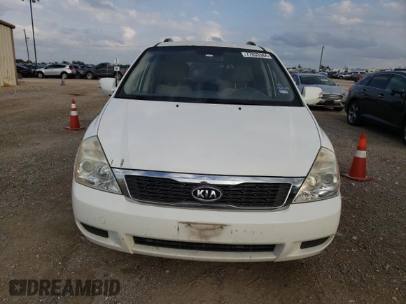 2012 Kia Sedona LX with VIN KNDMG4C79C6502438, listed as a Copart auction lot 77833384 with 169,459 mi miles and Clean Title. Bid and sale history available at carsss.com. Image 5.