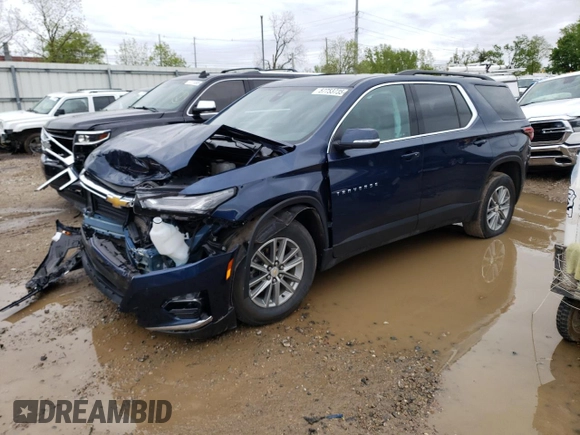 2023 Chevrolet Traverse LT Cloth with VIN 1GNEVGKWXPJ287067, listed as a Copart auction lot 57753735 with 31,053 mi miles and Clean title. Bid and sale history available at DreamBid. Image 1.