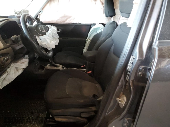2017 Jeep Renegade Altitude with VIN ZACCJABB8HPG36797, listed as a Copart auction lot 57436575 with Not provided miles and Salvage title. Bid and sale history available at DreamBid. Image 7.
