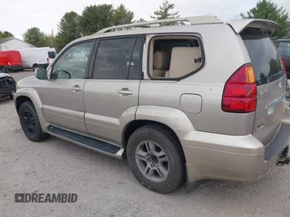 2003 Lexus GX 470 z VIN JTJBT20X230003105, wystawiony jako IAAI lot #42063855 z przebiegiem 204 004 mil mil oraz . Historia ofert i sprzedaży dostępna na DreamBid. Obrazek 3.