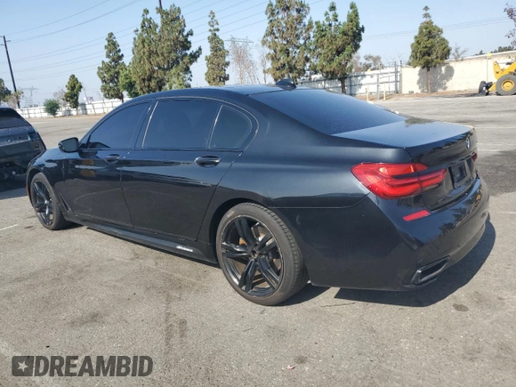 2019 BMW 7 Series 740i z VIN WBA7E2C57KB217388, wystawiony jako Copart lot #61867745 z przebiegiem 109 810 mil mil oraz Szkoda całkowita • Salvage title. Historia ofert i sprzedaży dostępna na DreamBid. Obrazek 2.