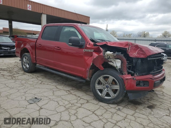 2018 Ford F-150 XL with VIN 1FTEW1EP8JFE03903, listed as a Copart auction lot 53900535 with Not Provided miles and Salvage Title. Bid and sale history available at DreamBid. Image 4.