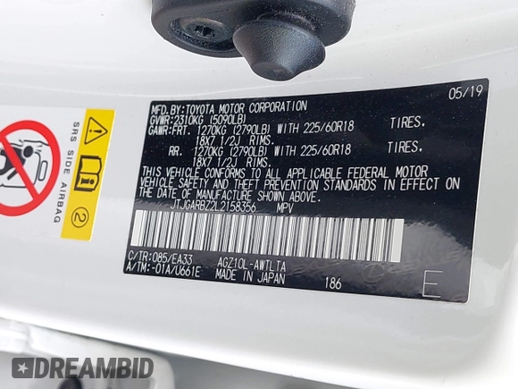 2020 Lexus NX 300 с VIN JTJGARBZ2L2158356, выставлен на аукционе IAAI как лот 42207749 с пробегом 76 849 миль миль и . История ставок и продаж доступна на DreamBid. Изображение 9.