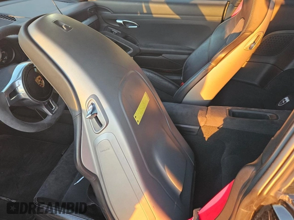 2015 Porsche 911 GT3 with VIN WP0AC2A93FS183928, listed as a Copart auction lot 76354964 with 12,150 mi miles and Salvage Title. Bid and sale history available at DreamBid. Image 6.