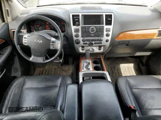2010 Infiniti QX56 with VIN 5N3ZA0NE4AN903946, listed as a Copart auction lot 60535685 with 204,634 mi miles and Salvage title. Bid and sale history available at DreamBid. Image 8.