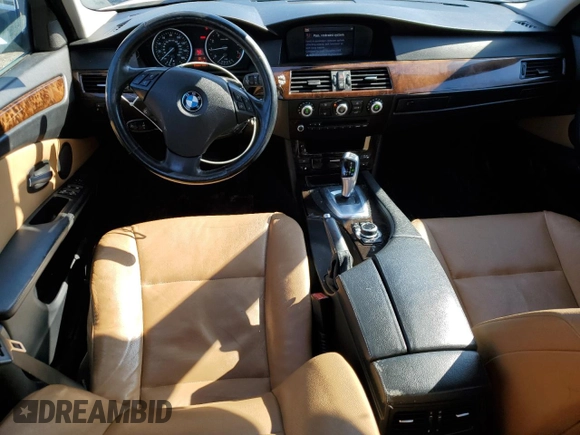 2010 BMW 5 Series 528i xDrive with VIN WBANV1C58AC388869, listed as a Copart auction lot 45670775 with 220,938 mi miles and Salvage Title. Bid and sale history available at carsss.com. Image 8.