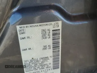 2019 Nissan Altima 2.5 SV with VIN 1N4BL4DV3KC157543, listed as a Copart auction lot 50206525 with 0 mi miles and Salvage Title. Bid and sale history available at carsss.com. Image 13.