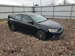 2015 Volkswagen Jetta Sport with VIN 3VWB17AJ2FM216375, listed as a Copart auction lot 51406975 with 148,496 mi miles and Salvage title. Bid and sale history available at DreamBid. Image 4.