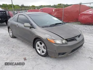 2008 Honda Civic Cpe EX with VIN 2HGFG12878H517447, listed as a IAAI auction lot 41925712 with 213,563 mi miles. Bid and sale history available at carsss.com. Image 1.