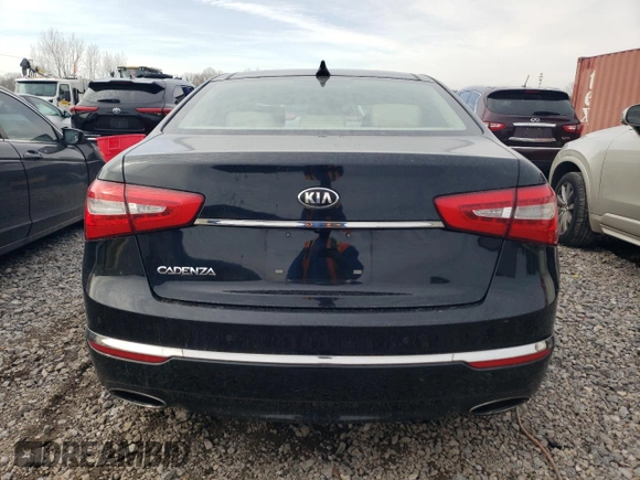2014 Kia Cadenza Premium with VIN KNALN4D74E5138581, listed as a Copart auction lot 43277225 with 64,454 mi miles and Salvage Title. Bid and sale history available at carsss.com. Image 6.