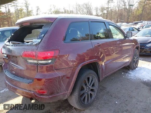 2017 Jeep Grand Cherokee Laredo with VIN 1C4RJFAG1HC781902, listed as a IAAI auction lot 41164238 with 59,755 mi miles. Bid and sale history available at carsss.com. Image 4.