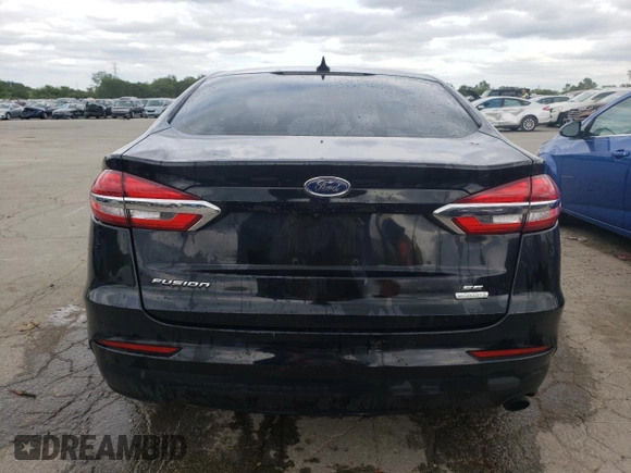 2020 Ford Fusion SE with VIN 3FA6P0HD0LR214560, listed as a Copart auction lot 66500734 with 90,669 mi miles and Salvage title. Bid and sale history available at DreamBid. Image 6.
